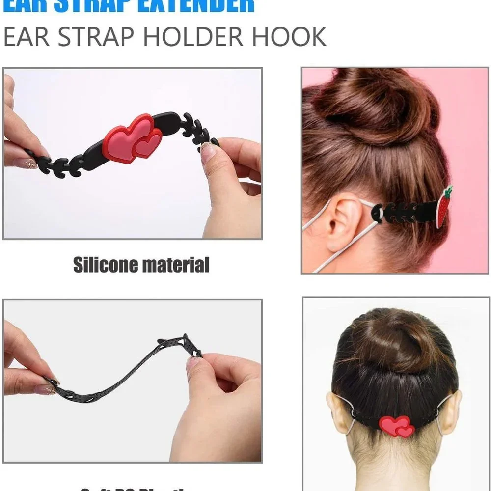 NEW In Pack 2 10 Pack Mask Hooks